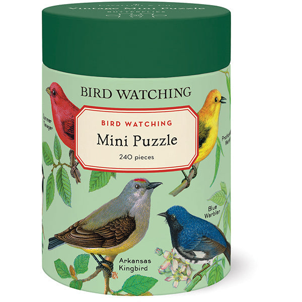 Bird Watching 240 Piece Mini Puzzle- Cavallini
