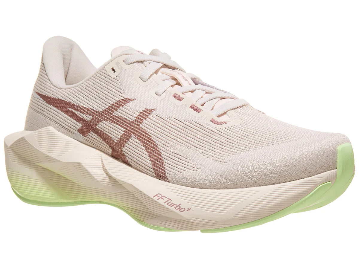 ASICS Women's NOVABLAST 6 WIDE - ROSE DUST/ILLUMINATE YELLOW