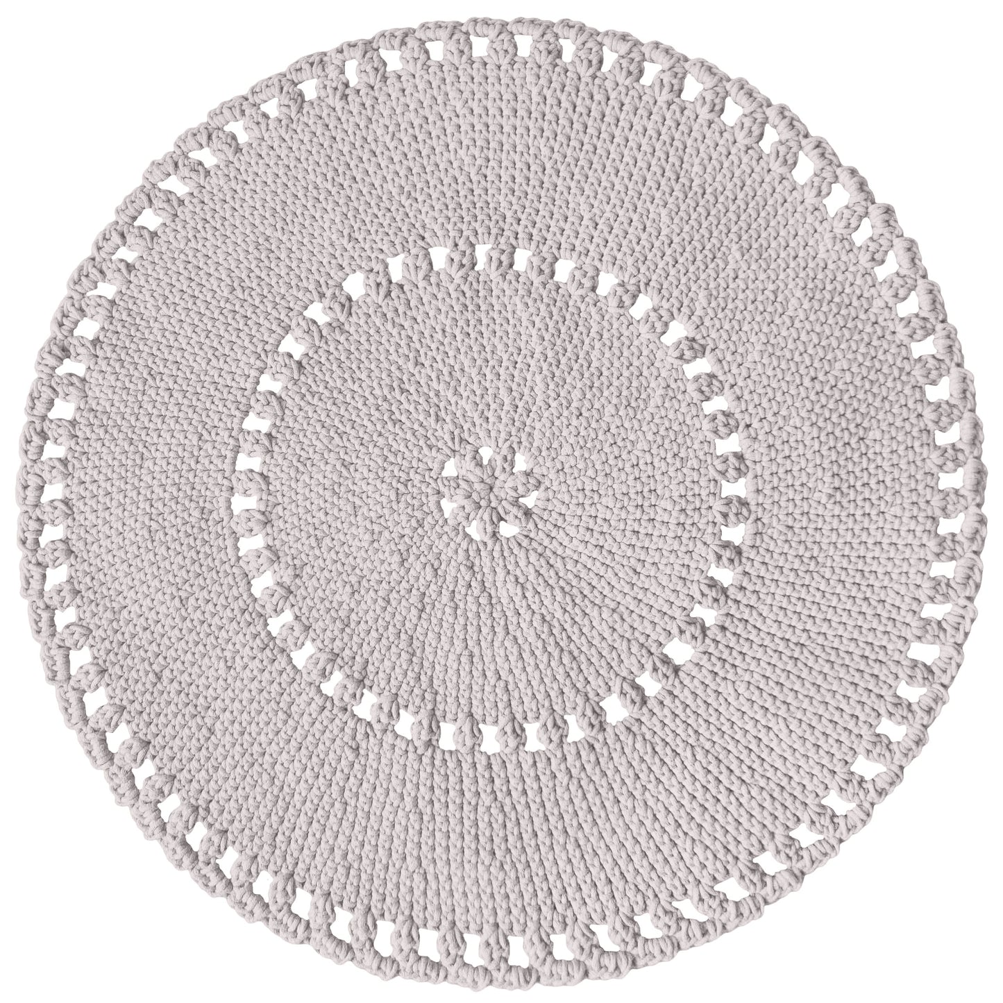 Crochet BOHO Rug | OATMEAL