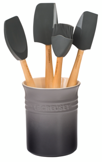 Le Creuset - Classic Utensil Crock with 5 Craft Spatulas