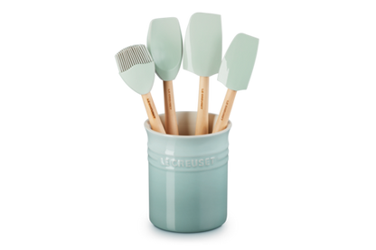 Le Creuset - Classic Utensil Crock with 5 Craft Spatulas