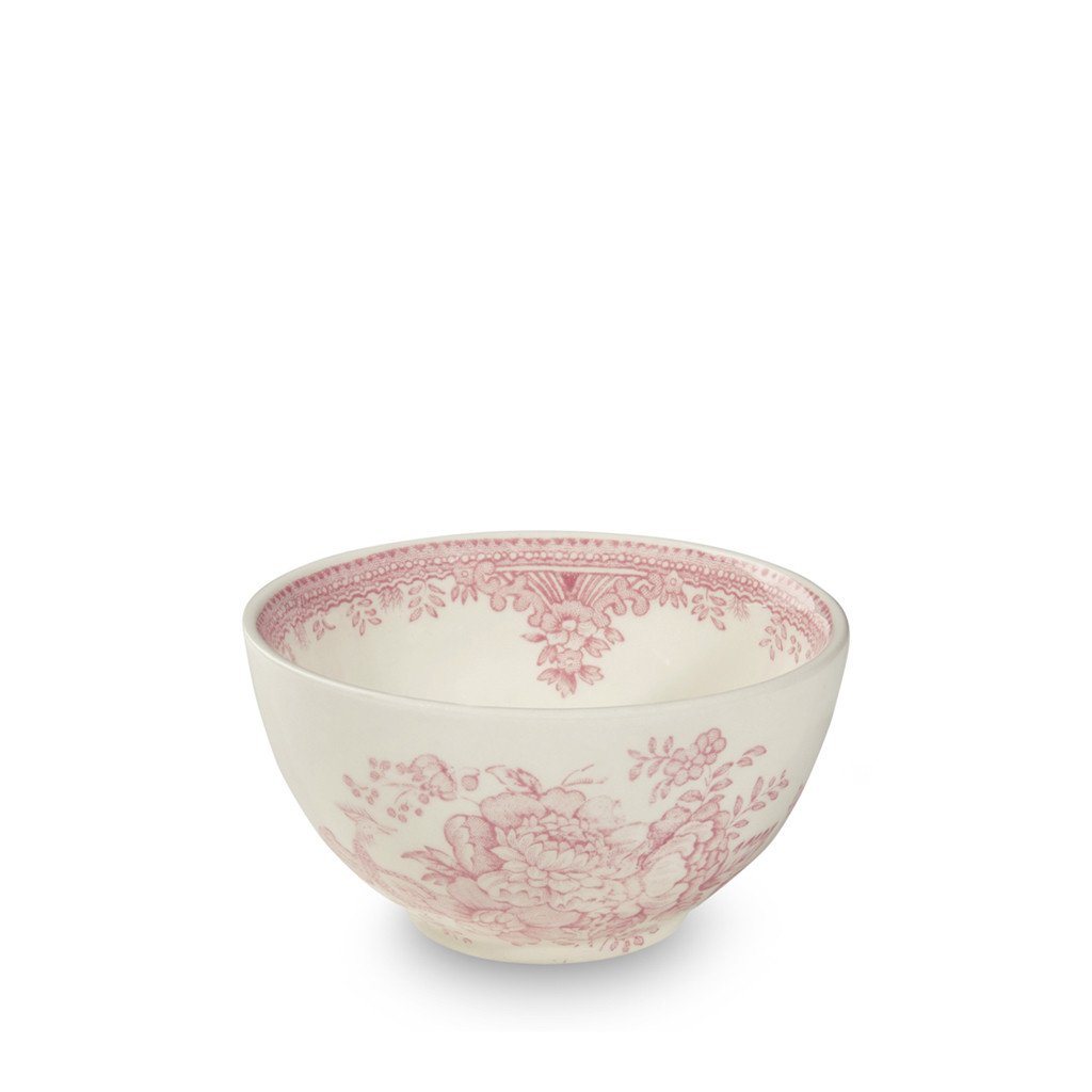 Burleigh Pink Asiatic Pheasant Sugar Bowl - Small