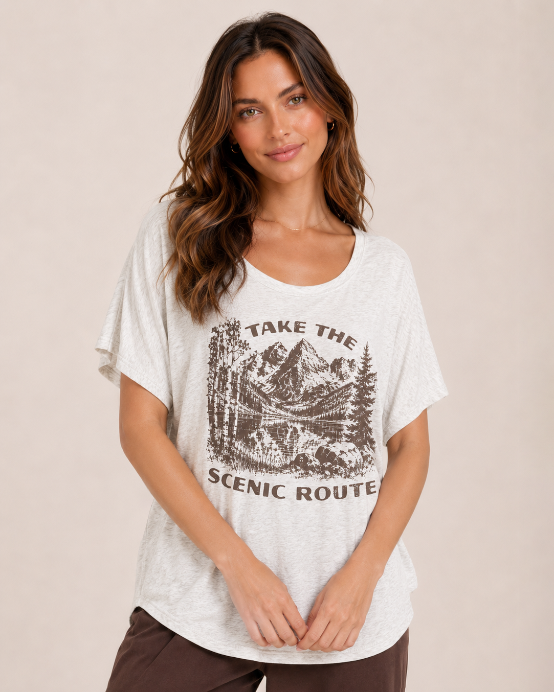 Take the Scenic Route Graphic Tee