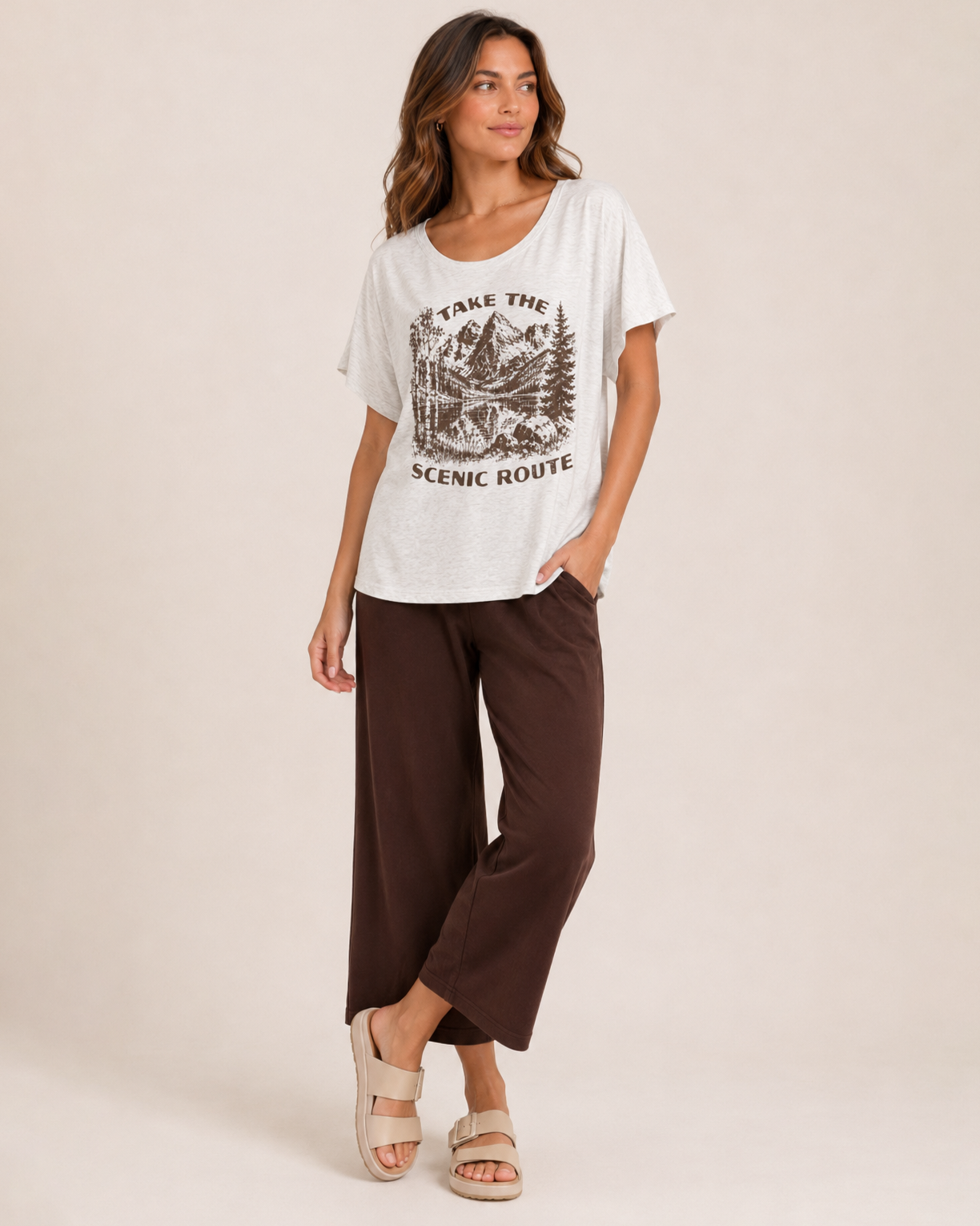 Take the Scenic Route Graphic Tee