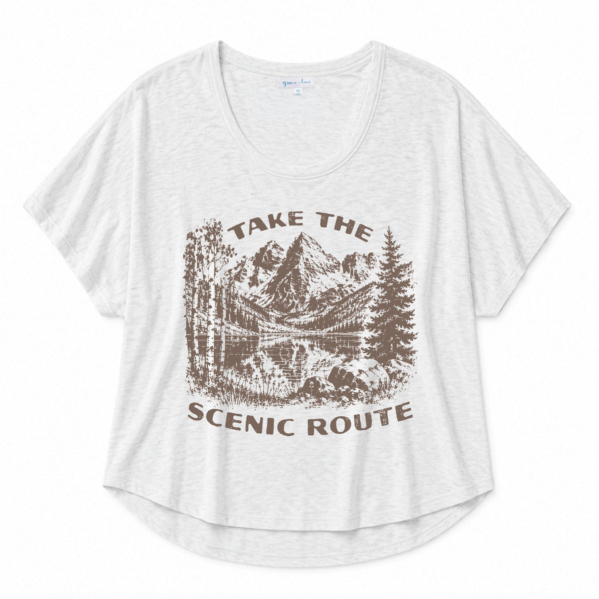 Take the Scenic Route Graphic Tee