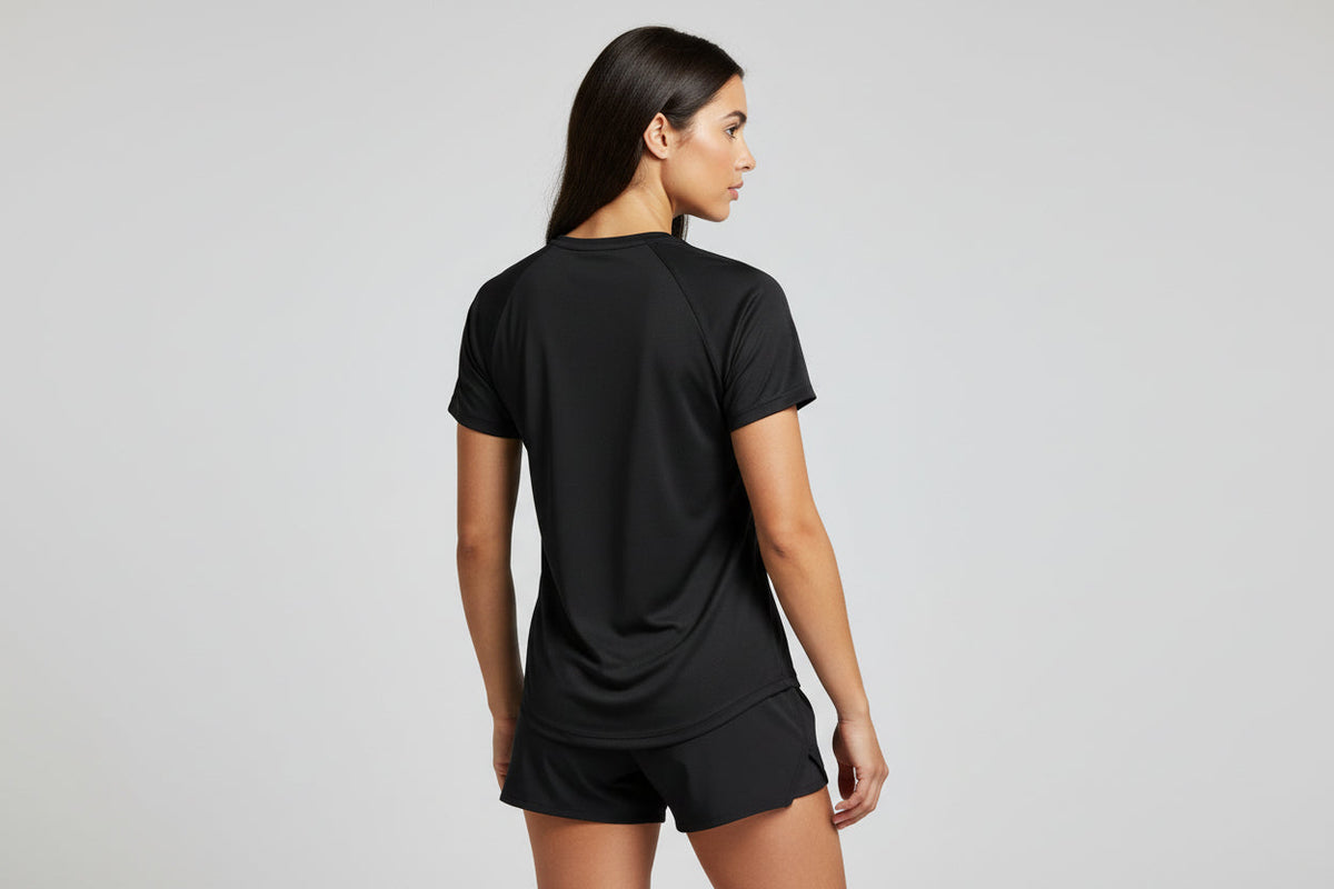 GymBum UK Women's Never Give Up Performance Tee
